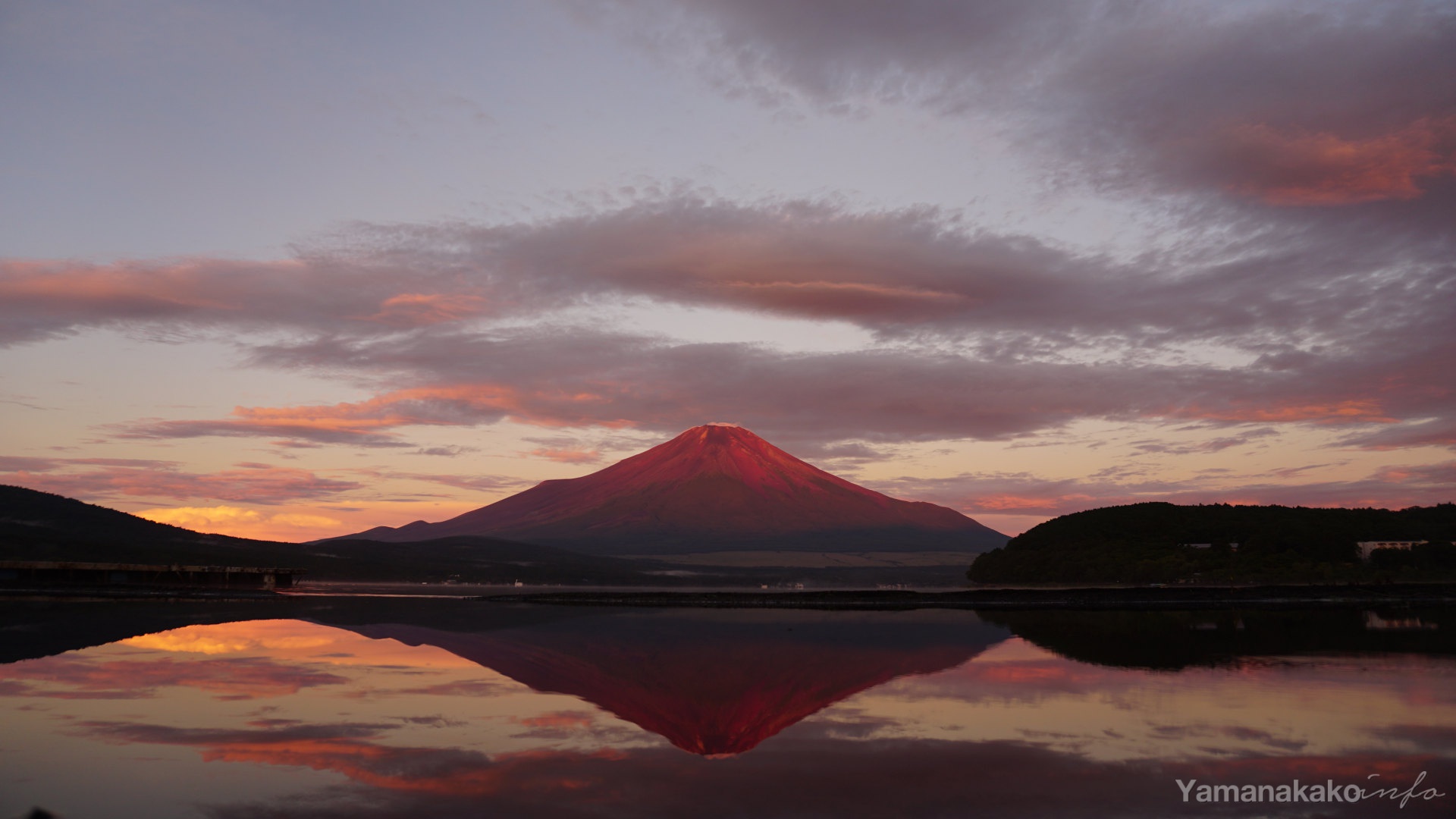 最近の富士山 壁紙用 山中湖観光情報