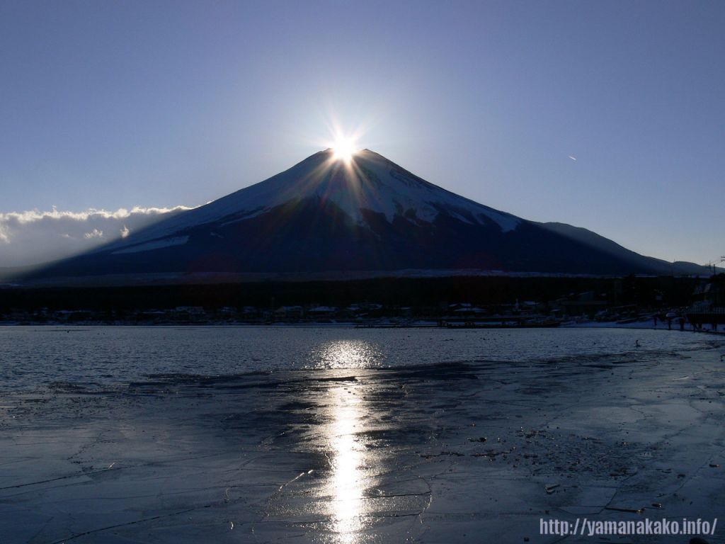08年の富士山 壁紙用 山中湖観光情報