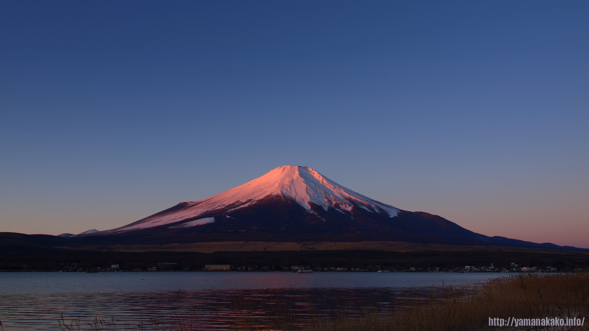 11年の富士山 壁紙用 山中湖観光情報