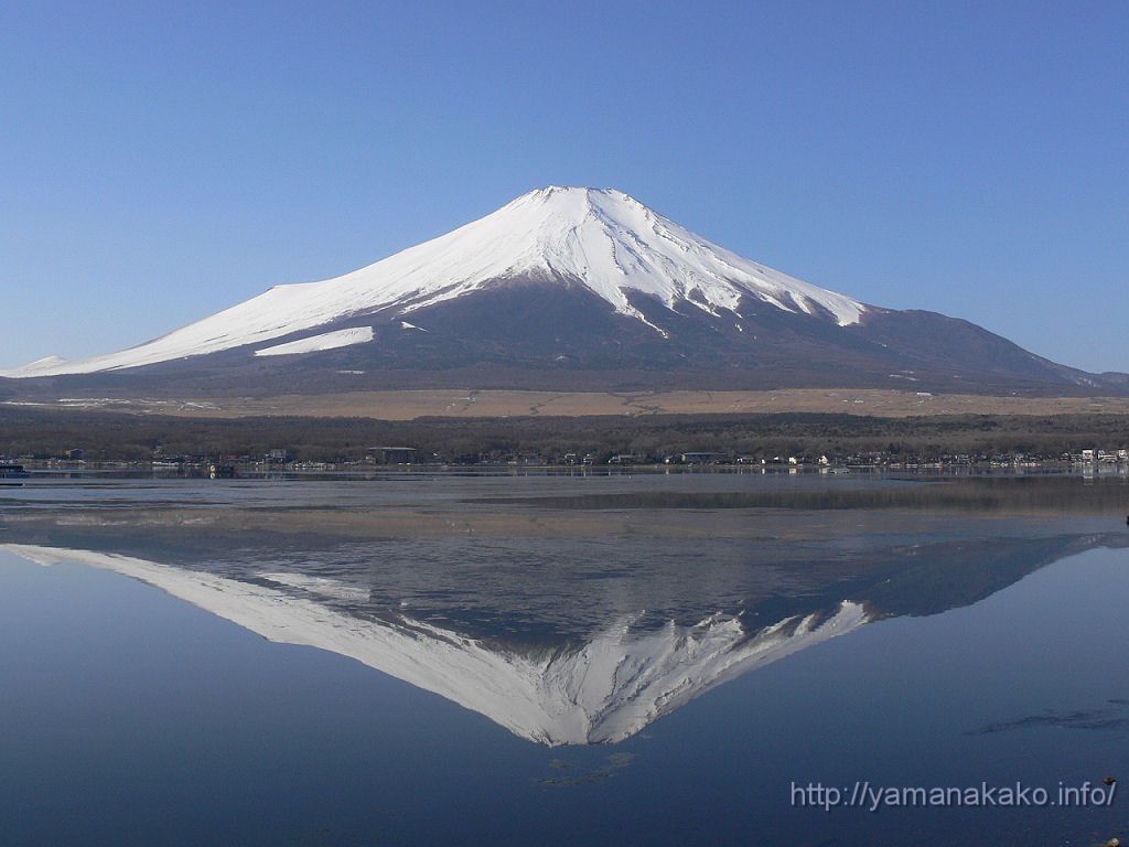 07年の富士山 壁紙用 山中湖観光情報