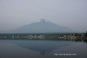曇っているけど富士山
