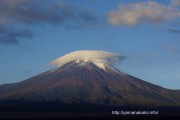 富士山の笠雲