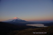 明神山9合目からの富士山