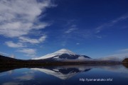逆さ富士＠山中湖きらら横の河口