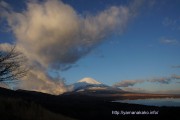 パノラマ台から朝の富士山