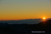大平山から望む日の出