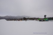 山中湖富士山雪まつり会場の様子