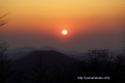 神奈川県境から見る日の出