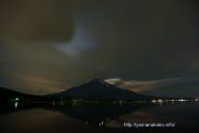 真夜中過ぎの富士山