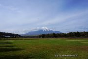 芝生広場からの富士山