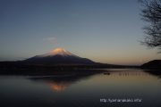 雨上がりの朝の風景