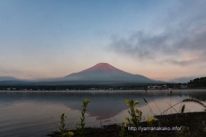 レンガ色の富士山