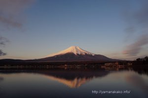 朝の富士山