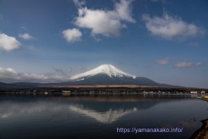 春霞の富士山