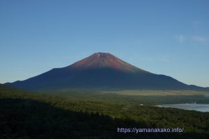 パノラマ台より朝の富士山