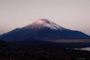 パノラマ台から今朝の富士山