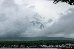ちょっとだけ見えた富士山
