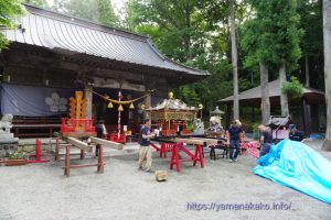 平野天満宮祭準備中