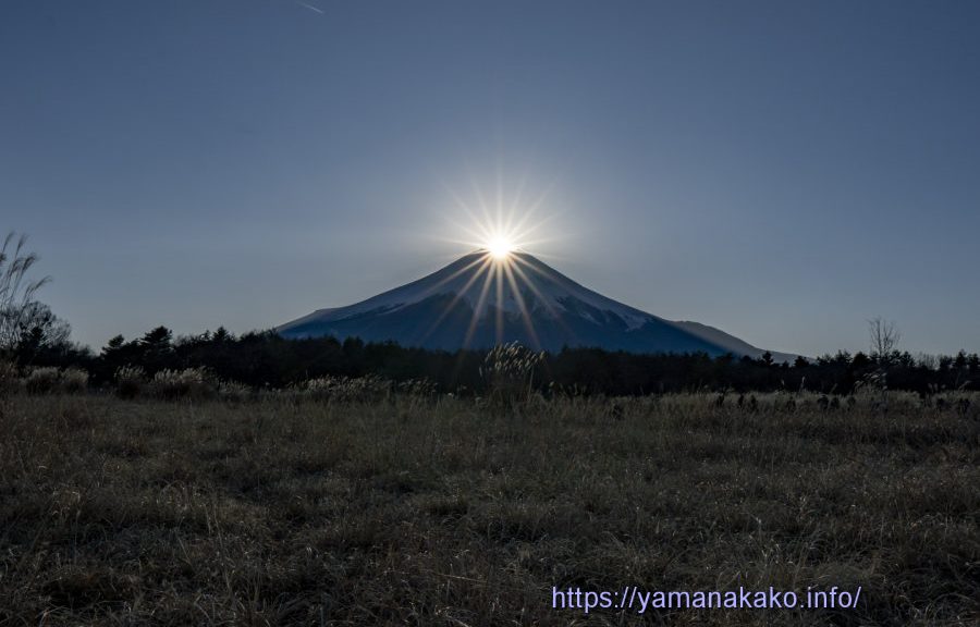 12月29日のダイヤモンド富士