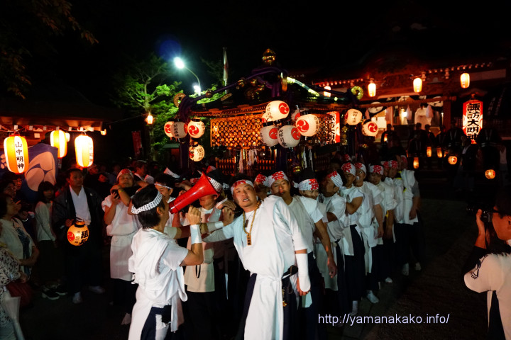 山中諏訪神社 山中明神例大祭 「安産祭り」2017