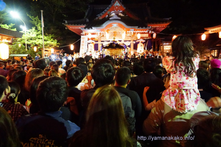 山中諏訪神社 山中明神例大祭 「安産祭り」2017