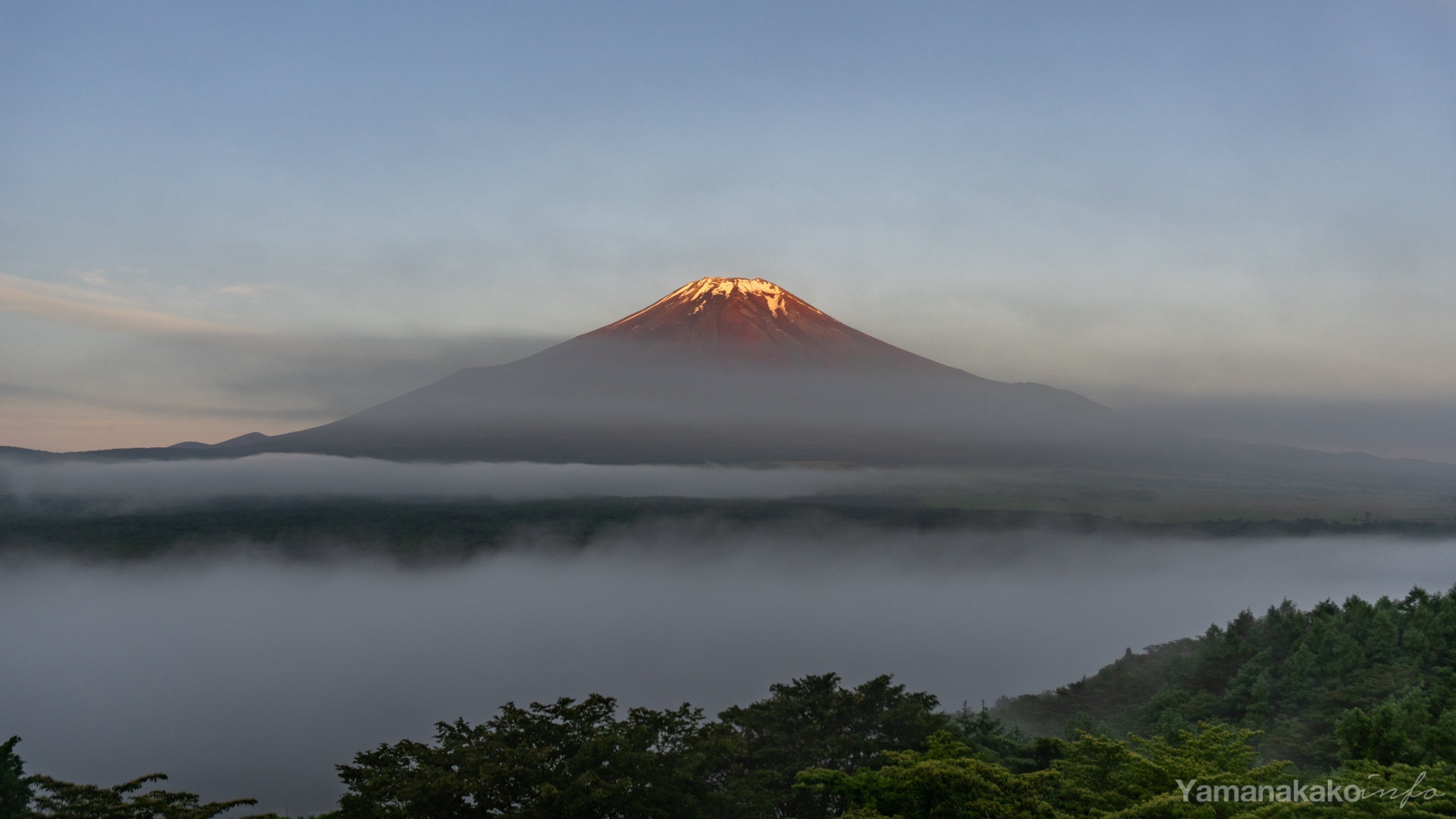 最近の富士山 壁紙用 山中湖観光情報