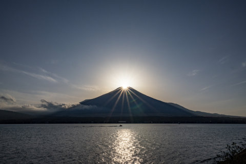 11/7、ダイヤモンド富士