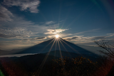 11/24、ダイヤモンド富士